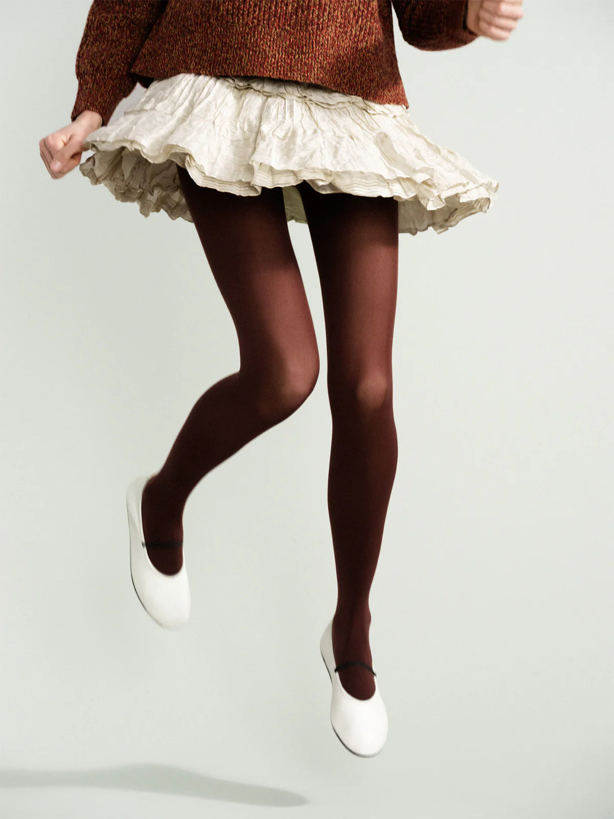 HANSEL OPAQUE TIGHT CHOC BROWN