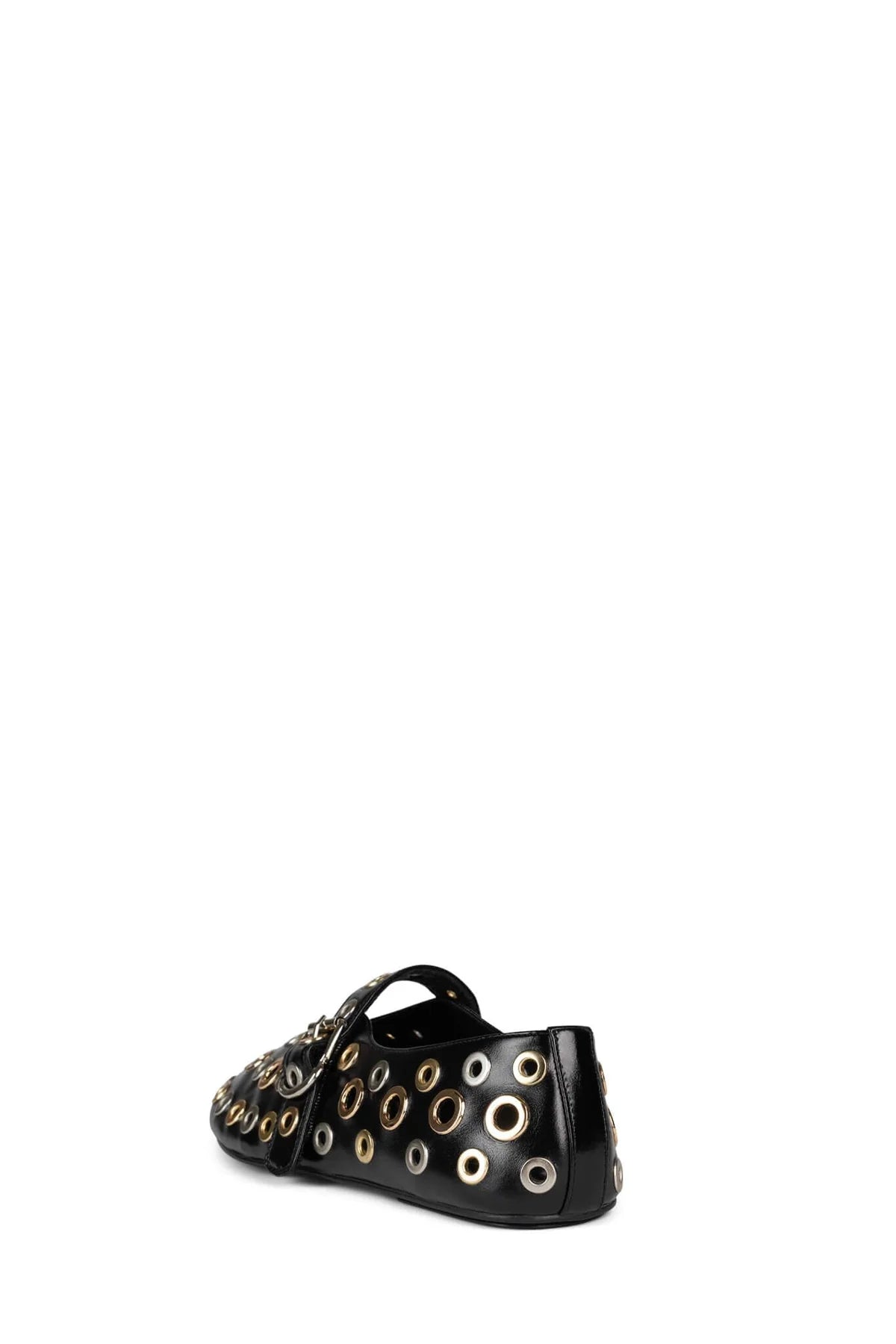 JEFFREY CAMPBELL HOLED BLK GOLD SILVER