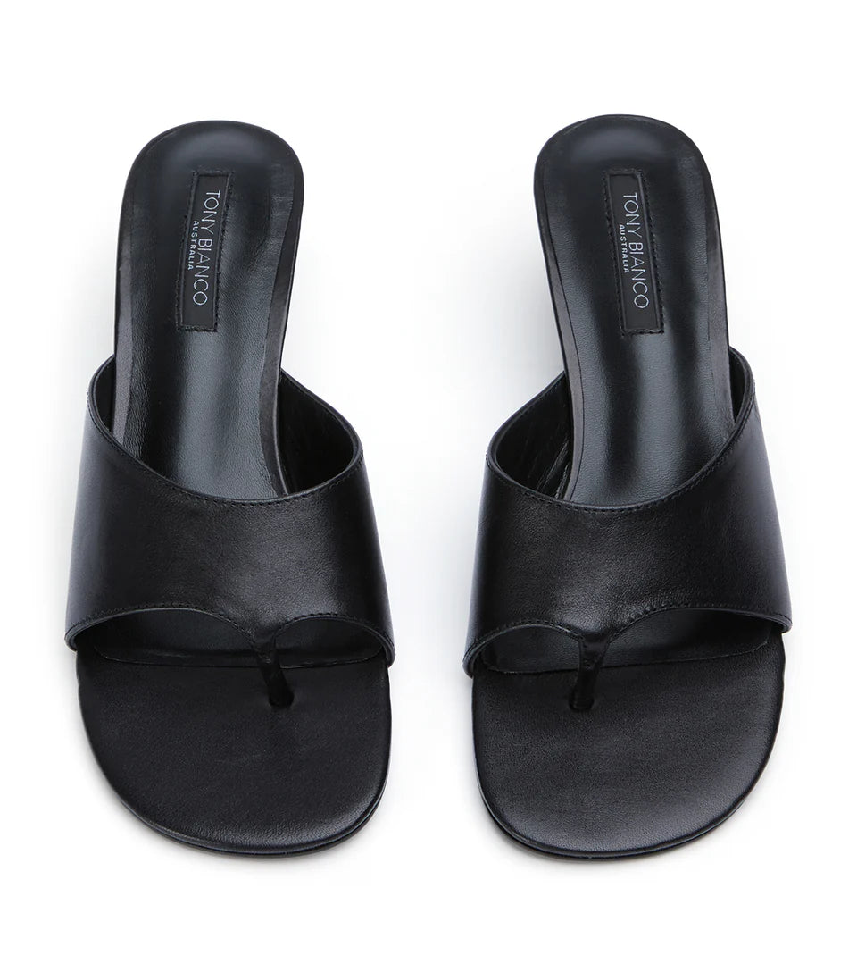 TONY BIANCO KRUZ THONG BLACK - Shoe Market NYC