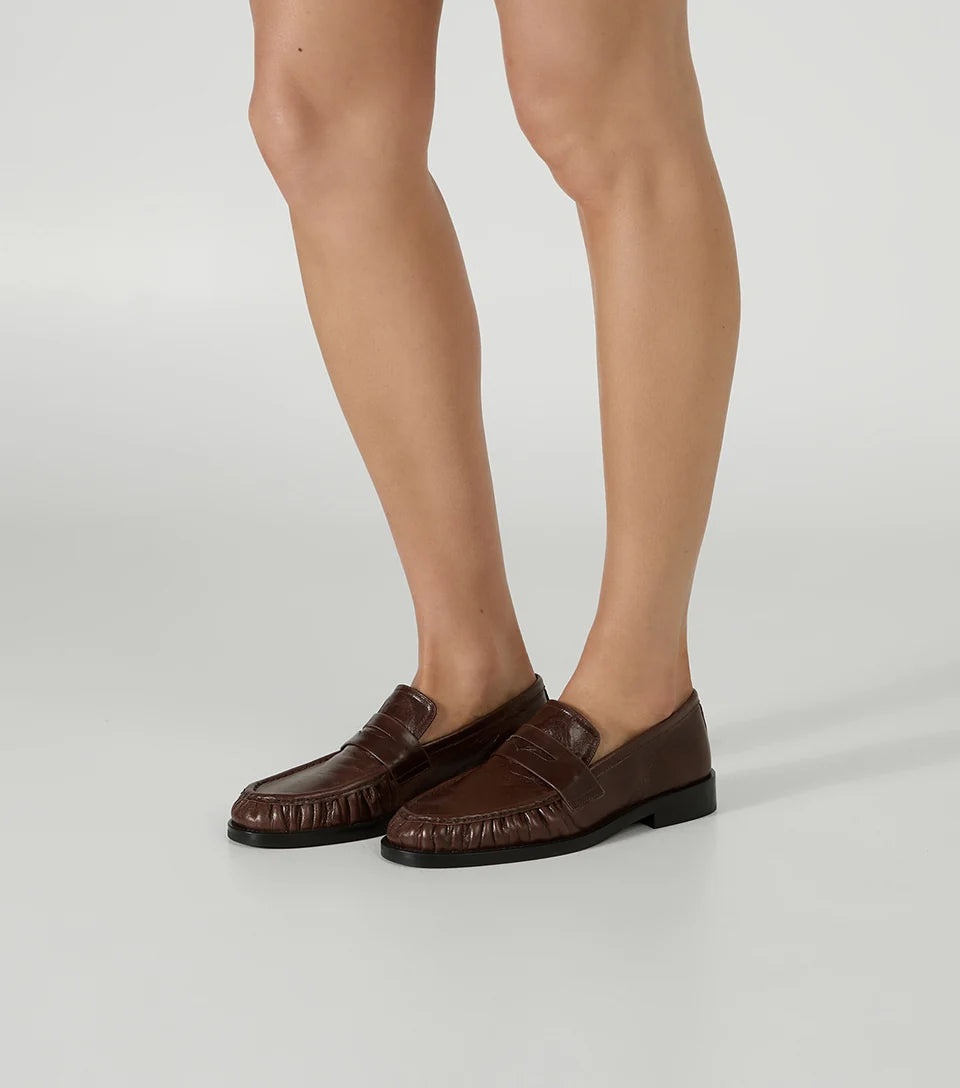 TONY BIANCO LIBBY LOAFERS -CHOC VINTAGE