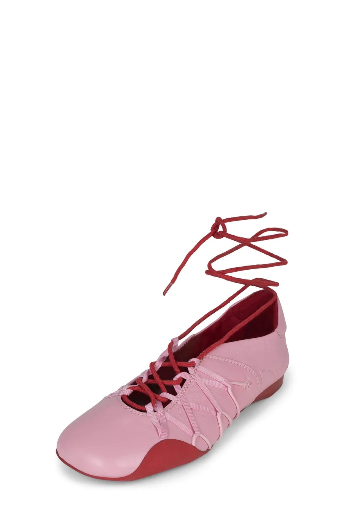 JEFFREY CAMPBELL M-V-P-PINK SPORTIE FLATS