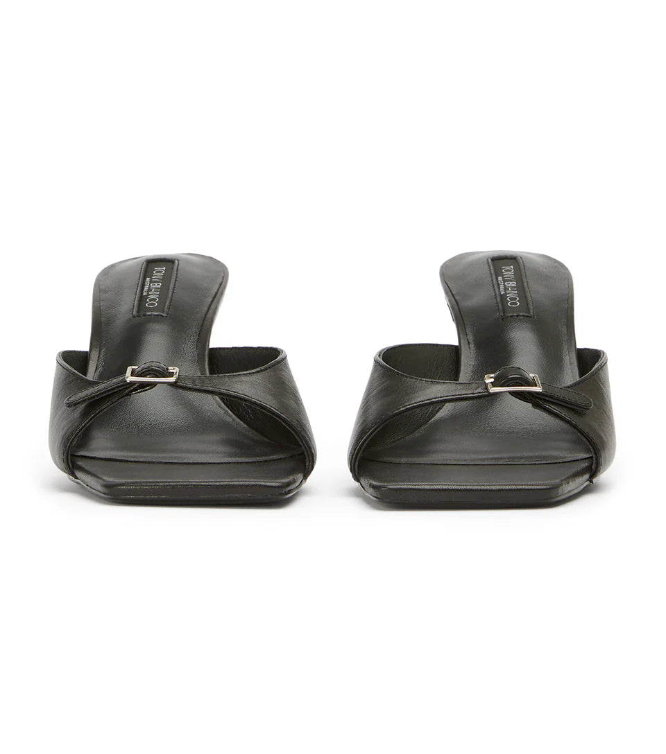 TONY BIANCO RADA BLACK VINTAGE HEELS - Shoe Market NYC
