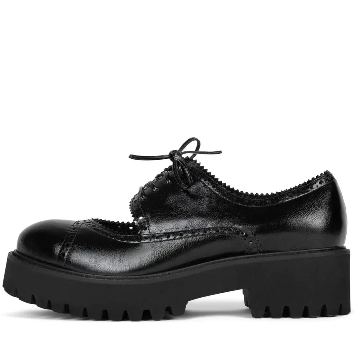 JEFFREY CAMPBELL REALISITC OXFORD -BLACK