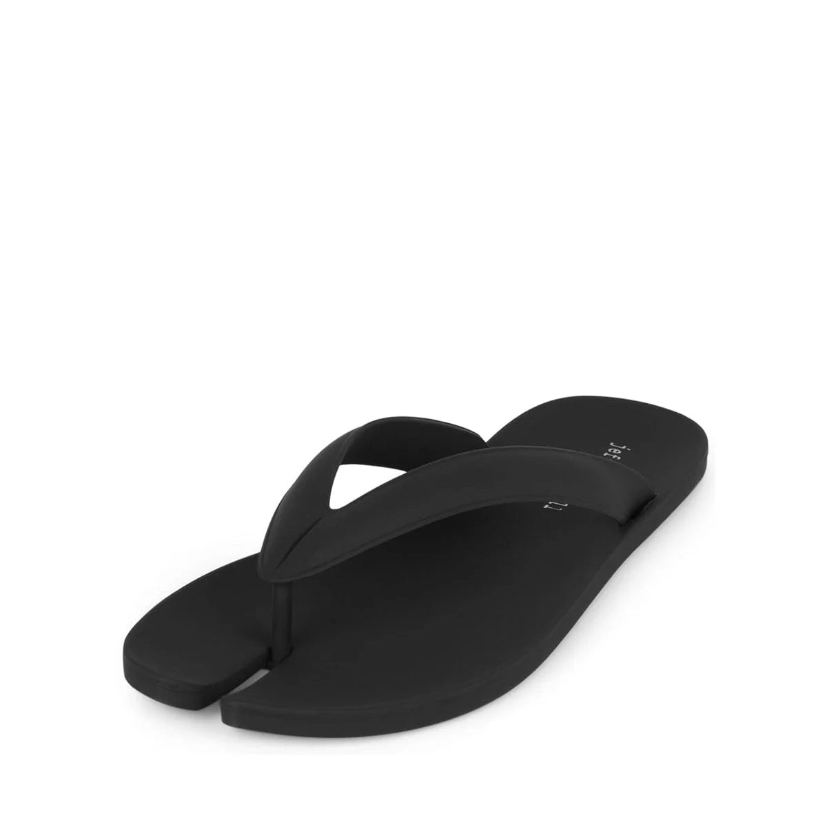 JEFFREY CAMPBELL ZORI TABI THONG BLACK - Shoe Market NYC